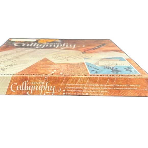 Sheaffer Eaton Calligraphy Box Set, Brand New, Shrink Wrap Intact, Circa 1982 - Picture 7 of 9